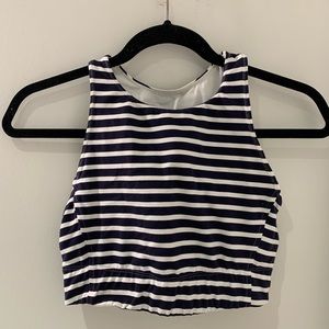 J Crew x New Balance high neck crop top